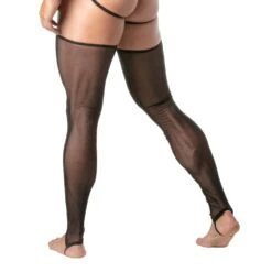 Bas Mesh TOF PARIS TOF329N Noir 8 Bas Mesh TOF PARIS TOF329N Noir -Men Attitude Boutique Bas tof TOF329N noir 3