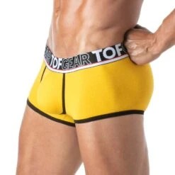 Boxer Champion TOF PARIS TOF297J 9 Boxer Champion TOF PARIS TOF297J -Men Attitude Boutique Boxer TOF297J jaune 4