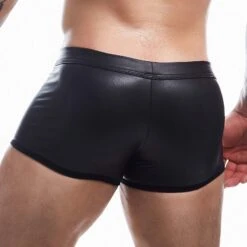 Boxer Cut4Men Blackleatherlike BL4CK03 -Men Attitude Boutique Boxer c4m BL4CK03 noir 3