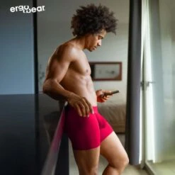 Boxer Long ErgoWear MAX BOLD EW1745 Rouge -Men Attitude Boutique Boxer ergo EW1745 rouge a
