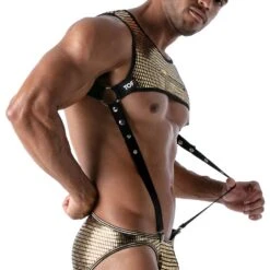 Bretelles Star TOF PARIS TOF178N -Men Attitude Boutique Bretelles tof TOF178B noir 4