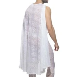 Cape Addicted Flowery Lace AD1187 Blanc -Men Attitude Boutique Cape ad AD1187 blanc 3