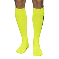 Chaussettes Addicted Neon AD1155 Jaune -Men Attitude Boutique Chaussettes AD1155 jaune 4