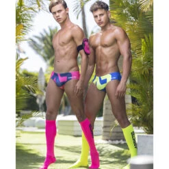 Chaussettes Addicted Neon AD1155 -Men Attitude Boutique Chaussettes AD1155 rose a