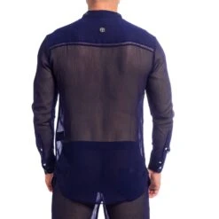 Chemise L Homme Invisible Chantilly HW143CHA 6 Chemise L Homme Invisible Chantilly HW143CHA -Men Attitude Boutique Chemise hi HW143CHA bleu 3