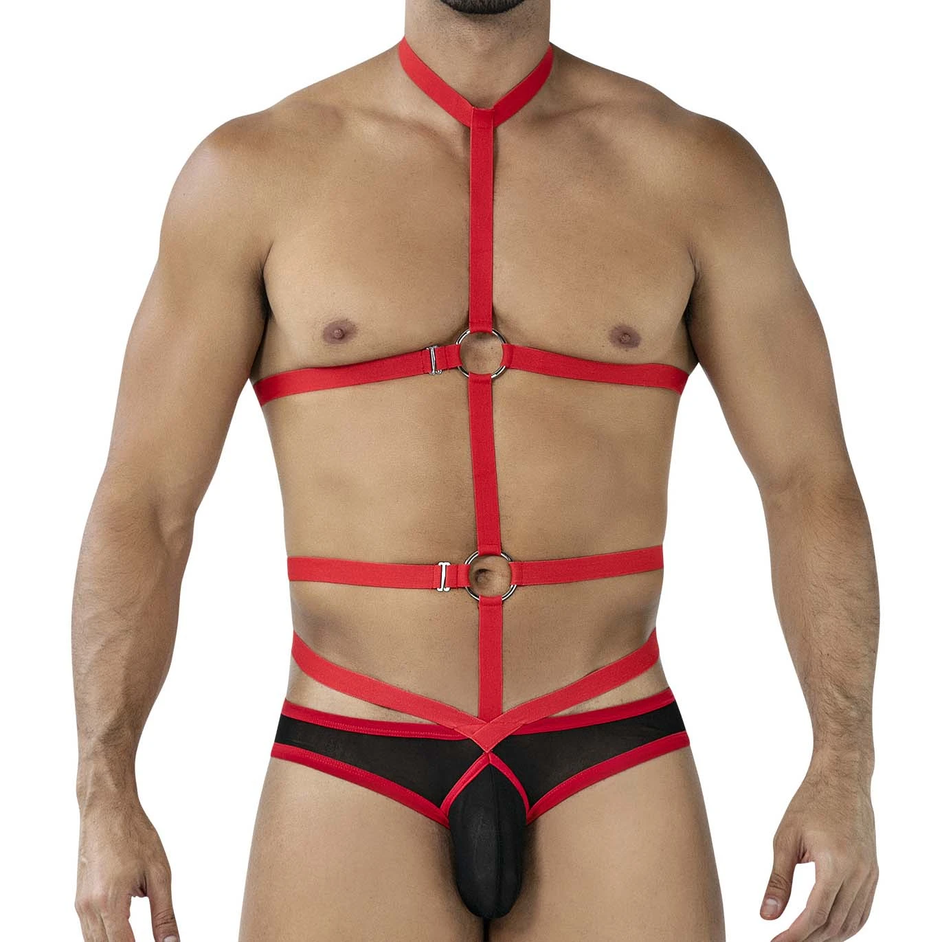 Harnais Cut4Men C4MRAV114 Rouge 3 Harnais Cut4Men C4MRAV114 Rouge