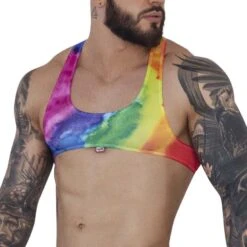 Harnais Pikante Ultra Crop Top PIK1267 9 Harnais Pikante Ultra Crop Top PIK1267 -Men Attitude Boutique Harnais pik pik1267 jaune 4 1