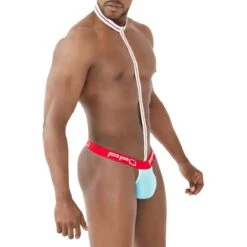 Harnais PPÜ 2302 Turquoise 9 Harnais PPÜ 2302 Turquoise -Men Attitude Boutique Harnais ppu 2302 turquoise 4 1