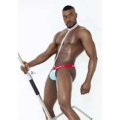 Harnais PPÜ 2302 Turquoise 7 Harnais PPÜ 2302 Turquoise -Men Attitude Boutique Harnais ppu 2302 turquoise a 1