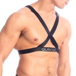 Harnais Quriose Lusty Boy HE01TOP Noir -Men Attitude Boutique Harnais quriose HE01TOP noir 4