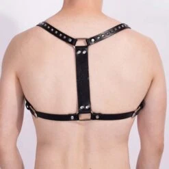 Harnais Quriose Studboy HR02KAM Noir -Men Attitude Boutique Harnais quriose HR02KAM noir 3 1