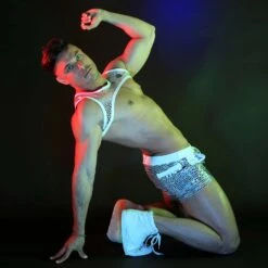 Harnais Broadway TOF PARIS H0016A -Men Attitude Boutique Harnais tof H0016A argent a