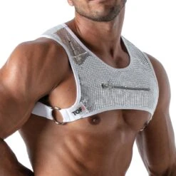 Harnais Star TOF PARIS TOF176O Argent -Men Attitude Boutique Harnais tof TOF176A argent 4