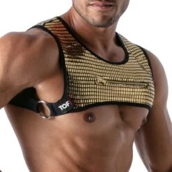 Harnais Star TOF PARIS TOF176O Or -Men Attitude Boutique Harnais tof TOF176O or 4