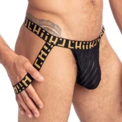 Jock Strap L Homme Invisible Back To Black MY45BTB -Men Attitude Boutique JockStrap hi MY45BTB noir 4