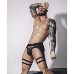 Jock Strap Pikante Hard PIK1085 -Men Attitude Boutique JockStrap pik pik1085 noir a
