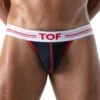 Jock Strap French TOF PARIS TOF159BU 2 Jock Strap French TOF PARIS TOF159BU -Men Attitude Boutique JockStrap tof TOF159BU bleu m