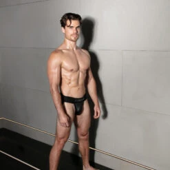 WOH Jock Strap Night Universe 463023 Noir 6 WOH Jock Strap Night Universe 463023 Noir -Men Attitude Boutique JockStrap woh 463023 noir a