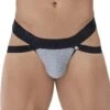 Jock Strap Xtremen Jacquard 91085 -Men Attitude Boutique JockStrap xtremen 91085 gris m