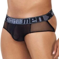 Jock Strap Xtremen Lace 91124 -Men Attitude Boutique JockStrap xtremen 91124 noir 4