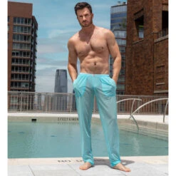 Pantalon L Homme Invisible Cristallo HW134CRI -Men Attitude Boutique Pantalon hi HW134CRI bleu a