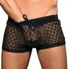 Short Andrew Christian Sexy Lace 6653 -Men Attitude Boutique Short ac 6653 noir m