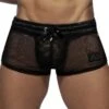 Short Addicted Rocky C-Through AD Party AD842 Noir -Men Attitude Boutique Short addicted AD842 noir m 1