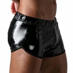 Short Vinyl TOF PARIS TOF185N -Men Attitude Boutique Short tof TOF185N noir 4