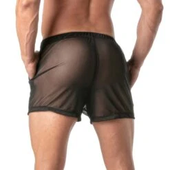 Short Mesh TOF PARIS TOF326N Noir -Men Attitude Boutique Short tof TOF326N noir 3