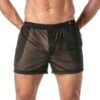 Short Mesh TOF PARIS TOF326N Noir -Men Attitude Boutique Short tof TOF326N noir m