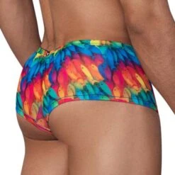 Shorty Xtremen Rainbow Fish 91147 -Men Attitude Boutique Shorty xtremen 91147 multicolor 3