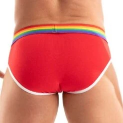 Slip Pride TOF PARIS TOF532R Rouge -Men Attitude Boutique Slip TOF532R tof rouge 3