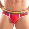 Slip Pride TOF PARIS TOF532R Rouge -Men Attitude Boutique Slip TOF532R tof rouge m