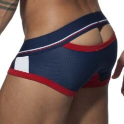 Slip Empty Bottom Addicted Open Sport AD740 Bleu -Men Attitude Boutique Slip addicted AD740 bleu 3
