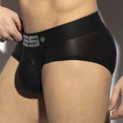 Slip ES Collection Scotland UN577 -Men Attitude Boutique Slip esco UN577 noir 4