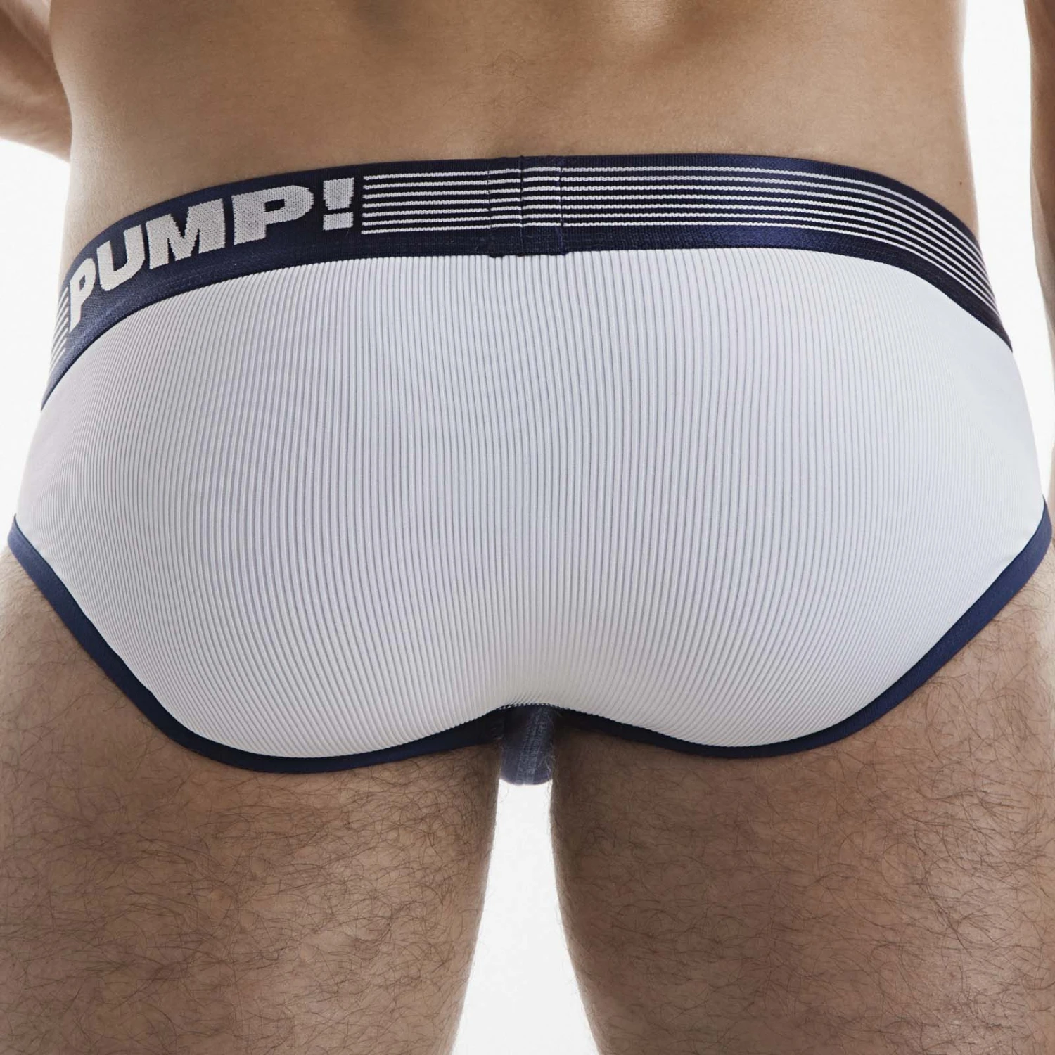 Slip Pump! Navy Ribbed 12042 5 Slip Pump! Navy Ribbed 12042 – Image 3