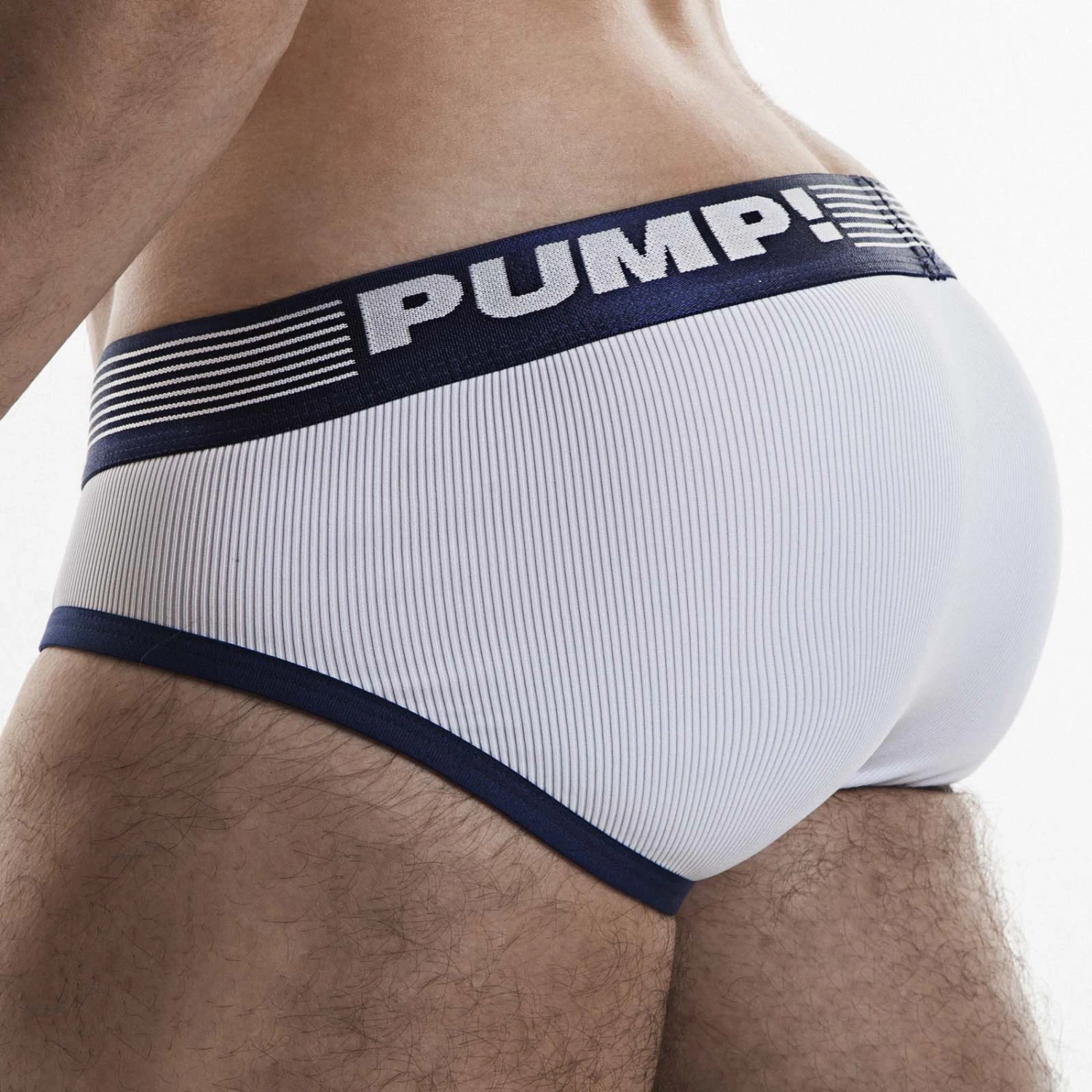 Slip Pump! Navy Ribbed 12042 6 Slip Pump! Navy Ribbed 12042 – Image 4