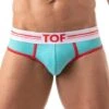 Slip French TOF PARIS TOF162T 1 Slip French TOF PARIS TOF162T -Men Attitude Boutique Slip tof TOF162T turquoise m