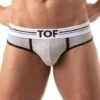 Slip French TOF PARIS TOF162G 1 Slip French TOF PARIS TOF162G -Men Attitude Boutique Slip tof TOF162g gris m