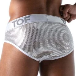 Slip Star TOF PARIS TOF172A -Men Attitude Boutique Slip tof TOF172A argent 3
