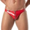 Slip Vinyl TOF PARIS TOF493R Rouge -Men Attitude Boutique Slip tof TOF493R rouge m