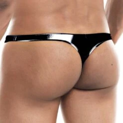 String Cut4Men Black Skai C4M03 -Men Attitude Boutique String c4m C4M03 noir 3