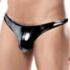 String Cut4Men Black Skai C4M03 1 String Cut4Men Black Skai C4M03 -Men Attitude Boutique String c4m C4M03 noir m