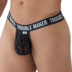 String Candyman Trouble Maker Lace 99618 -Men Attitude Boutique String candy 99618 noir 4
