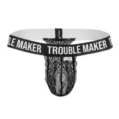 String Candyman Trouble Maker Lace 99618 -Men Attitude Boutique String candy 99618 noir 9