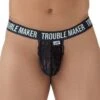 String Candyman Trouble Maker Lace 99618 -Men Attitude Boutique String candy 99618 noir m
