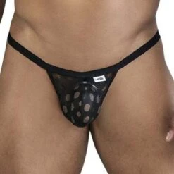 String Candyman Polka Mesh 99856 Noir