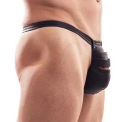 String Wojoer 400W464 -Men Attitude Boutique String wojoer 400W464 noir 4