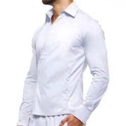 Chemise Modus Vivendi Core FA2254 7 Chemise Modus Vivendi Core FA2254 -Men Attitude Boutique T Shirt modus FA2254 blanc 4