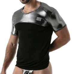 T-Shirt Metal TOF PARIS TOF134A -Men Attitude Boutique TShirt tof TOF134a argent 4